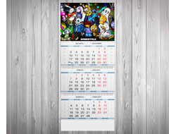 Календарь квартальный Андертейл, Undertale №2