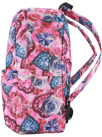 Классический школьный рюкзак Optimum School RL, розы