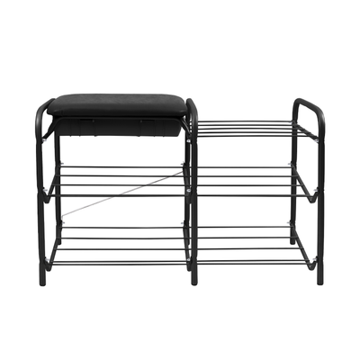 Этажерка с ящиком ЭТП1-1, цвет черный/матовый черный