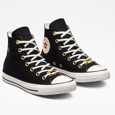 Мужские черные высокие Кеды Converse Chuck Taylor All Star Valentines  A03932C