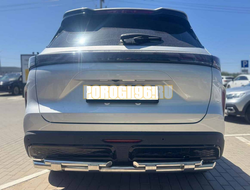 Защита заднего бампера двойная с перемычками Папа Тюнинг d60/42 для TENET T7 2025-