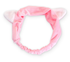 Флисовый ободок для волос с кошачьими ушками для умывания и косметических процедур Fen Yi Korean Headband Soft