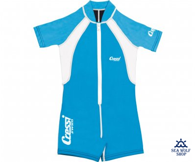 Гидрокостюм Лайкра Cressi детский CAICOS голубой 4-6 лет р.L