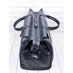 Кожаный саквояж Veano Premium blue (арт. 4004-54)