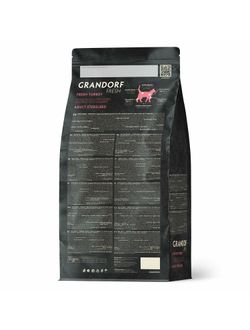Grandorf Fresh для стерилизованных кошек и кастрированных котов с индейкой и бататом, 400 г