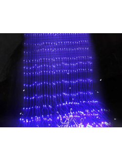 Светодиодная гирлянда "Водопад" 62# (синий) 3х3м 5шт