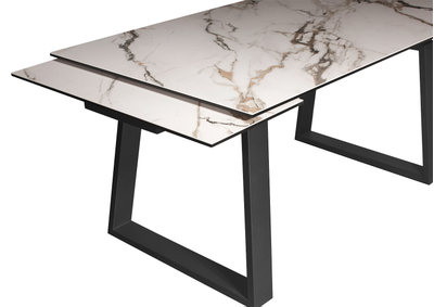 LEONARDO черный /керамика ROSE GOLD NEW 160(+40+40)x90