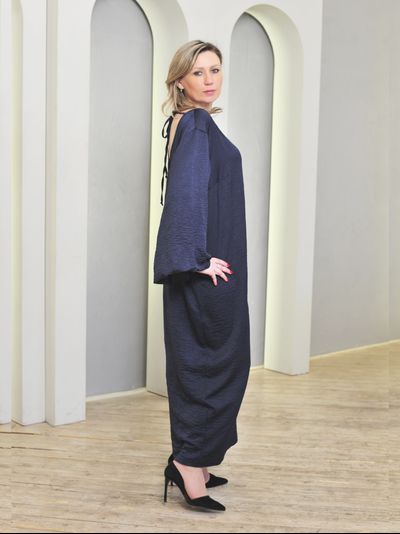 Платье: 712-1124-син