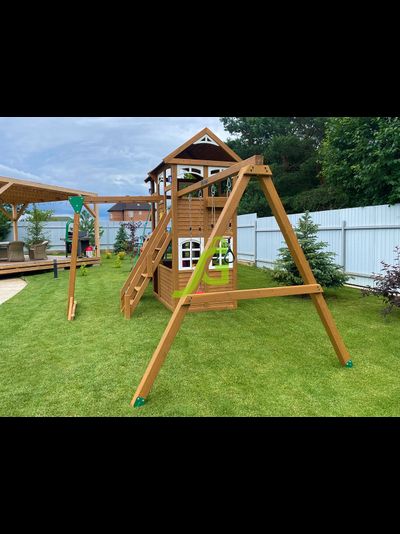 Детская площадка IgraGrad Клубный домик 2 с рукоходом Luxe