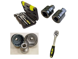 Головки торцевые, инструмент для головок, наборы головок