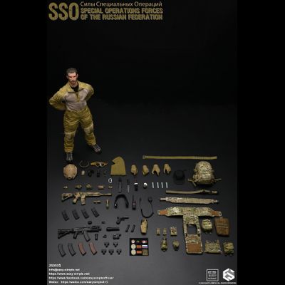 Боец сил специальных операций (ССО) РФ, лимитированная версия - Коллекционная ФИГУРКА 1/6 Russian Special Operations Forces (SSO) (26060S) - Easy&amp;Simple