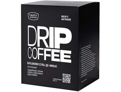 Дрип-пакеты "Бразилия Суль-де-Минас", 10шт (Tasty Coffee)