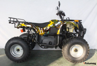 Квадроцикл GreenCamel Sahara A2230 (72V 2200W R10 Дифференциал) армейский желтый