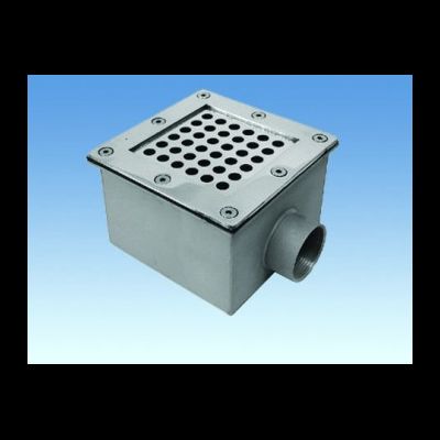 Донный слив универсальный из нерж. стали Акватехника 150х150 мм, AISI 316, 1 1/2", внутр