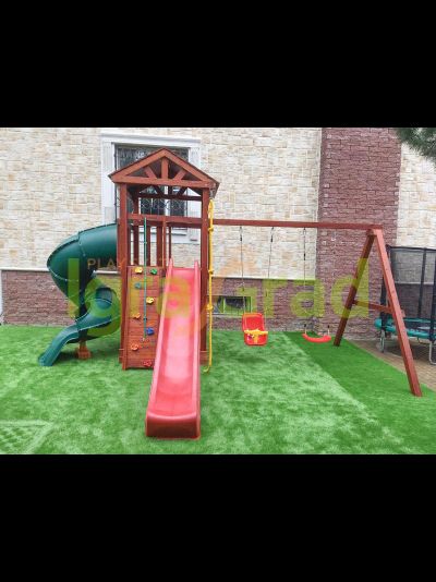 Детская площадка IgraGrad Панда Фани с винтовой трубой