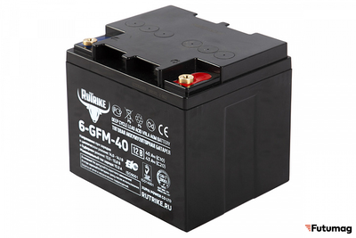 Аккумуляторная батарея RuTrike 6-GFM-40 (12V43A/H C20)