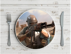 Тарелка PlayerUnknown’s Battlegrounds, PUBG, ПУБГ №19