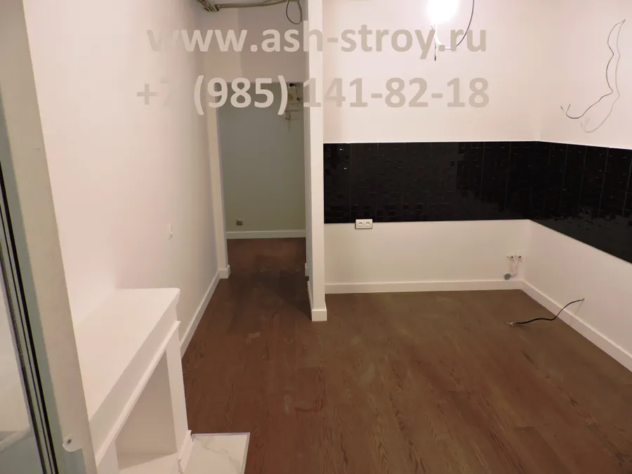 Капитальный ремонт однокомнатной квартиры г. Домодедово. 3D панели в интерьере