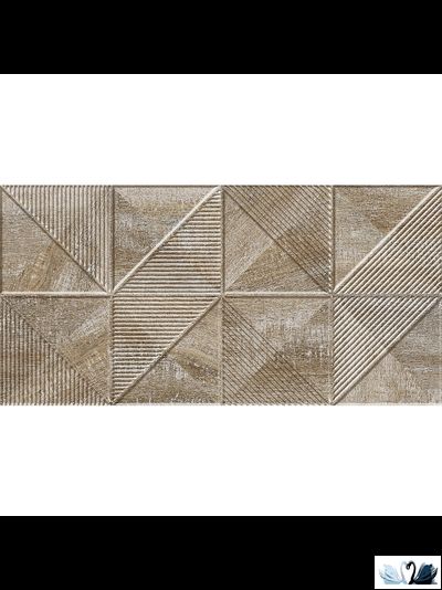 Настенная плитка Belani Астерия Декор 1 коричневый 30х60 см под дерево купить в магазине Marysя