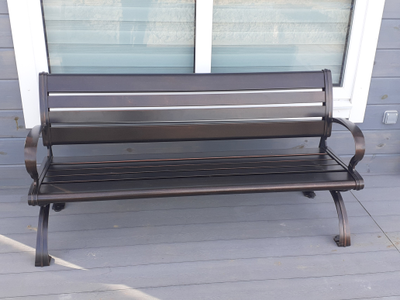 Садовая скамья Sorrento из алюминия