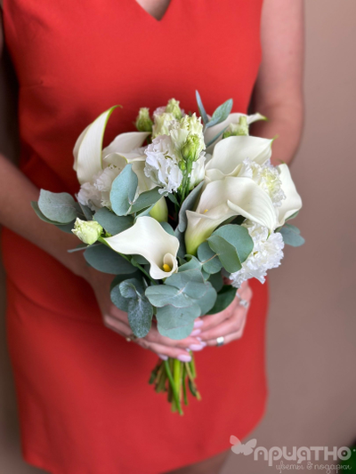 Букет невесты & Бутоньерка №1302