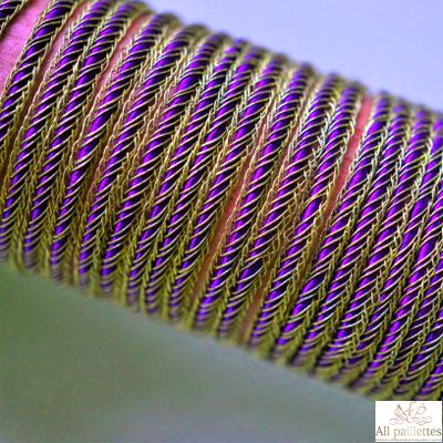 Тесьма металлизированная ТМ119