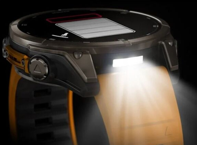 Часы Garmin Fenix 8 —47mm AMOLED Sapphire Titanium Spark Orange / Graphite