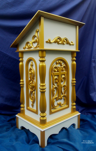 Аналой белый с золотом в Беларуси, купить
