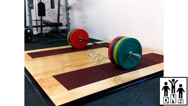 помост тяжелоатлетический тренировочный