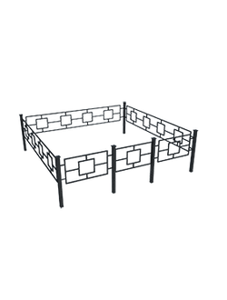 Оградка на могилу квадрат