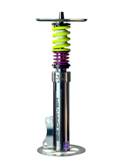 STATIC FINAL: NEON LIME | VIOLET with METAL BASE