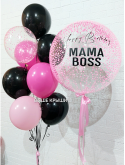 Сет воздушных шаров "Розовые кружева"