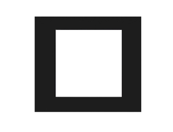 Адаптер для механизмов 45х45, черный Apolo 5000 - Efapel 50881 TPT