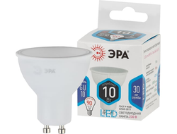 ЭРА стандарт MR16 GU5.3 220V 10W(800lm) 4000K 4K 52x50 MR16-10W-840-GU5.3 2783