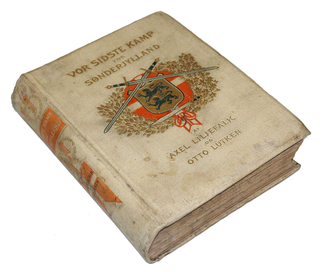 Liljefalk A., Lutken O. Vor sidste kamp for Sonderjylland. Наша последняя битва за "Сёндерьюлланд". Kobenhavn: H.Hogerups Forlag, 1904.