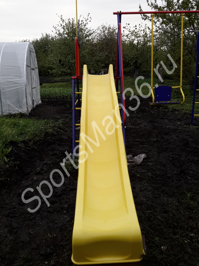 Скат пластиковый S-Line KBT 3 метра с подставкой для горки купить в Воронеже