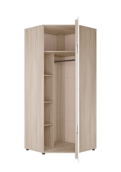 Шкаф угловой с открытыми полками "Палермо-3" 1,44м МДФ