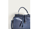 (АРТИКУЛ: 10070/1) СУМКА ЖЕНСКАЯ, НЕБОЛЬШАЯ, НАТУРАЛЬНАЯ КОЖА, ГРЯЗНО-ГОЛУБАЯ, С ПЛЕЧЕВЫМ РЕМНЕМ