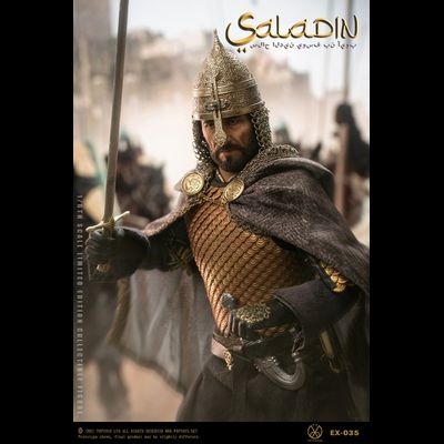 Саладин, Салах ад-Дин ("Царствие Небесное") - Коллекционная ФИГУРКА 1/6 "Nothing, Everything” Saladin Fine copper handmade armor (EX035) - POPTOYS