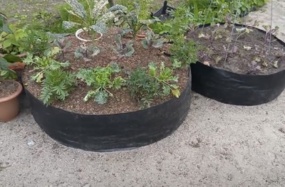 Клумба  садовая малая 125 литров. Умная тканевая клумба