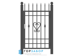 Калитка эконом металлическая с элементами ковки KSZ15-33 купить от производителя