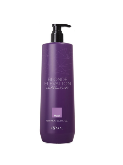 Kaaral BLONDE ELEVATION YELLOW MASK Антижелтая маска для волос, 1000 мл