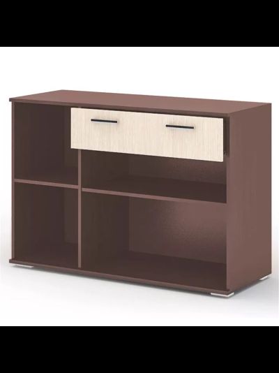 Комод К-4 Ясень шимо темный/Ясень шимо светлый