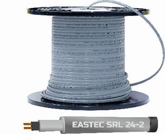 EASTEC SRL 24-2 M=24W (300м/рул.),греющий кабель без оплетки