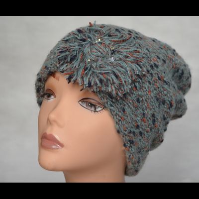 Шапка бини женская Италия Vizio 6148 CL голубая