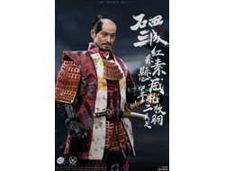 Исида Мицунари - Коллекционная ФИГУРКА 1/6 scale Ishida Mitsunari Red armor and accessories package (EX029) - POPTOYS
