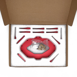 Шаблон для фрезеровки углов со сменными радиусами