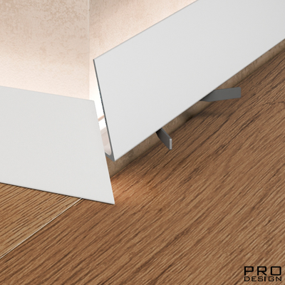 Плинтус Pro Design Corner 570 Белый муар