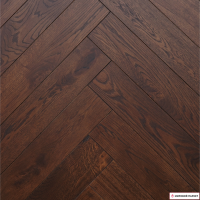 Инженерная доска Spil Floors Brown Collection Дуб Рустик B9 1-полосная с фаской шип-паз лак/масло