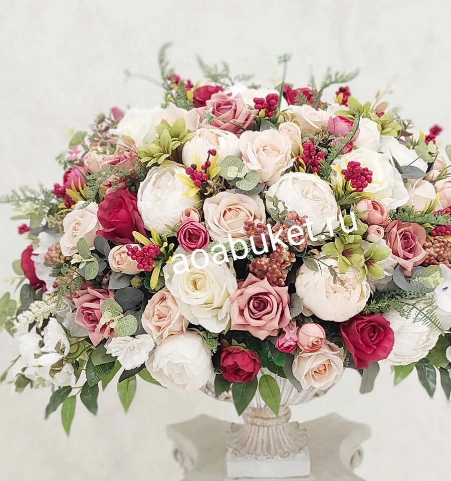 23. Искусственные цветы для детской комнаты и композиции из искусственных цветов